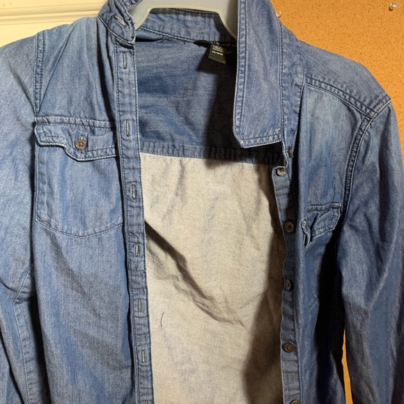 Armani Exchange Denim Button Down - Picture 1 of 3